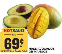 Food Lion Hass avocados or mangos offer
