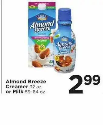 Cub Foods Almond Breeze Creamer Or Milk offer