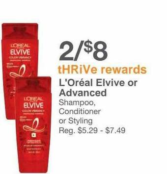 Kinney Drugs L'oréal Elvive Or Advanced offer