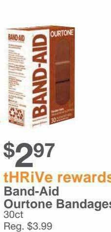 Kinney Drugs Band-aid Ourtone Bandages offer