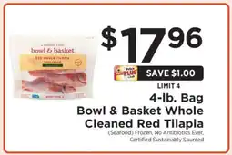 ShopRite Bowl & Basket Whole Cleaned Red Tilapia offer