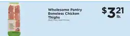 ShopRite Wholesome Pantry Boneless Chicken Thighs offer