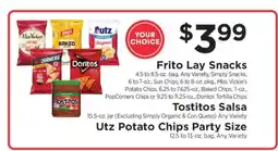 ShopRite Frito Lay Snacks offer