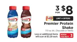 ShopRite Premier Protein Shake offer