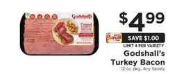 ShopRite Godshall's Turkey Bacon offer