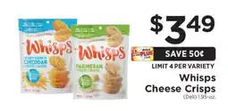 ShopRite Whisps Cheese Crisps offer