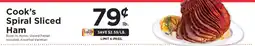ShopRite Cook's Spiral Sliced Ham offer