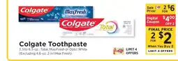 ShopRite Colgate Toothpaste offer