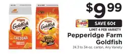 ShopRite Pepperidge Farm Goldfish offer