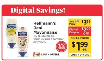 ShopRite Hellmann's Real Mayonnaise offer