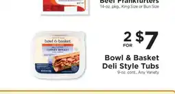 ShopRite Bowl & Basket Deli Style Tubs offer