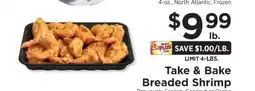 ShopRite Take & Bake Breaded Shrimp offer