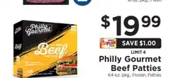 ShopRite Philly Gourmet Beef Patties offer