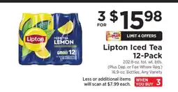 ShopRite Lipton Iced Tea 12-Pack offer