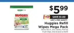 ShopRite Huggies Refill Wipes Mega Pack offer