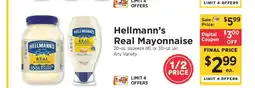 ShopRite Hellmann's Real Mayonnaise offer