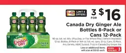 ShopRite Canada Dry Ginger Ale offer