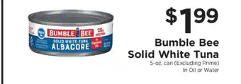 Bumble Bee Solid White Tuna