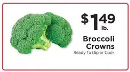 ShopRite Broccoli Crowns offer