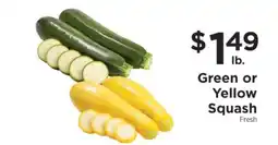 ShopRite Green or Yellow Squash offer