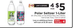 ShopRite Polar Seltzer 1-Liter offer