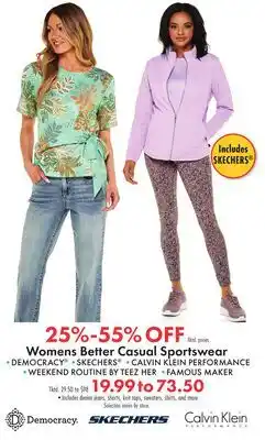Boscov's Womens Better Casual Sportswear offer