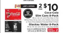 ShopRite Coca-Cola Slim Cans 8-Pack offer
