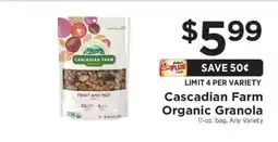 ShopRite Cascadian Farm Organic Granola offer