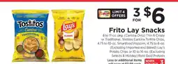 ShopRite Frito Lay Snacks offer