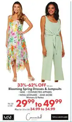 Boscov's Blooming Spring Dresses & Jumpsuits offer