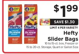 ShopRite Hefty Slider Bags offer
