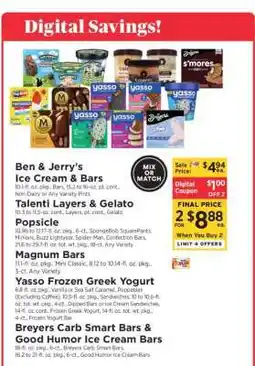 ShopRite Ben & Jerry’s Ice Cream & Bars offer