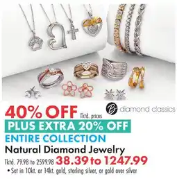 Boscov's Natural Diamond Jewelry offer