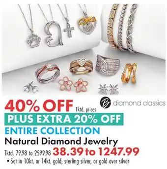 Boscov's Natural Diamond Jewelry offer
