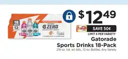 ShopRite Gatorade Sports Drinks 18-Pack offer