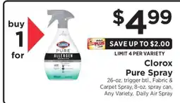 ShopRite Clorox Pure Spray offer