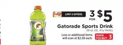 ShopRite Gatorade Sports Drink offer