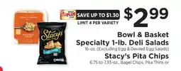 ShopRite Bowl & Basket Specialty 1-lb. Deli Salads offer