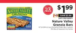 ShopRite Nature Valley Granola Bars offer
