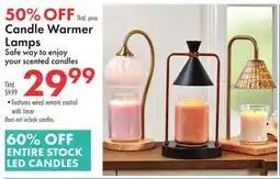 Boscov's Candle Warmer Lamps offer