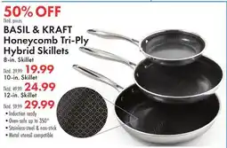 Boscov's BASIL & KRAFT Honeycomb Tri-Ply Hybrid Skillets offer