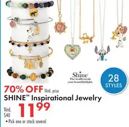 Boscov's SHINE Inspirational Jewelry offer