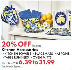 Boscov's Kitchen Accessories offer