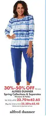 Boscov's ALFRED DUNNER Spring Collections & Separates offer