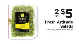 ShopRite Fresh Attitude Salads offer