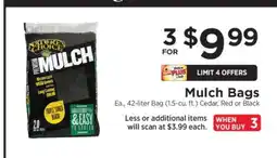 ShopRite Mulch Bags offer
