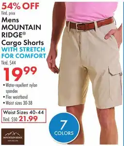 Boscov's Mens MOUNTAIN RIDGE Cargo Shorts offer