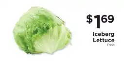 ShopRite Iceberg Lettuce offer