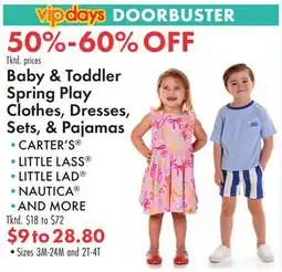 Boscov's Baby & Toddler Spring Play Clothes, Dresses, Sets, & Pajamas offer