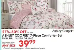 Boscov's ASHLEY COOPER 7-Piece Comforter Set offer